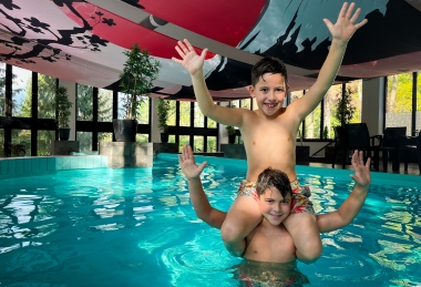 Online offer with half board Oxigén Family Hotel